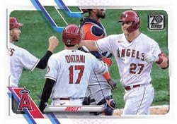 2021 Topps Base Set Los Angeles Angels #621 card