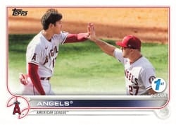 2022 Topps 1st Edition Base Set Los Angeles Angels #159 card