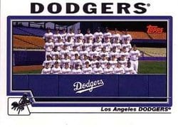 2004 Topps Base Set Los Angeles Dodgers #652 card