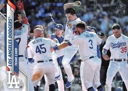 2020 Topps Base Set Los Angeles Dodgers #245 card