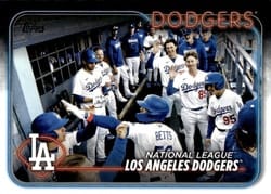 2024 Topps Base Set Los Angeles Dodgers #183 card