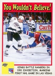 2024-25 Parkhurst Champions You Wouldn't Believe Los Angeles Kings/New York Rangers #YB-4 card