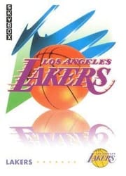 1991-92 SkyBox Base Set Los Angeles Lakers #363 card