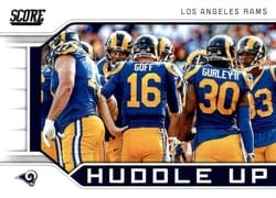 2019 Score Huddle Up Los Angeles Rams #HU-6 card