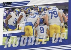 2022 Score Huddle Up Los Angeles Rams #HU-LA card