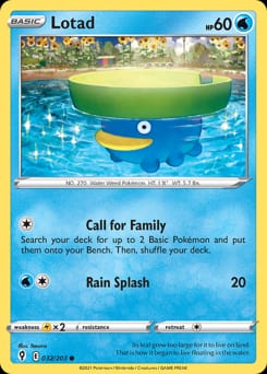 Evolving Skies Lotad #32 card