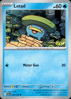 Journey Together Lotad #35 card