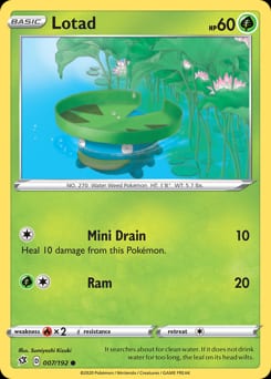 Rebel Clash Lotad #7 card