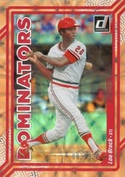 2023 Donruss Dominators Lou Brock #D7 card