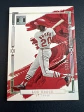2024 Panini Impeccable Base Set Lou Brock #5 card