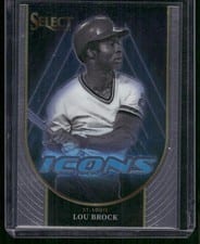 2024 Panini Select Icons Lou Brock #9 card