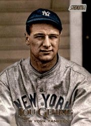 2019 Stadium Club Base Set Lou Gehrig #245 card