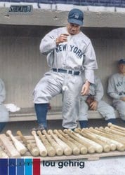 2020 Stadium Club Base Set Lou Gehrig #35 card