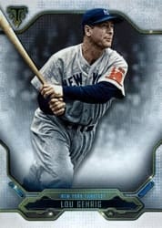 2020 Topps Triple Threads Base Set Lou Gehrig #63 card