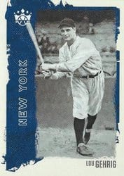 2021 Panini Diamond Kings Base Set Lou Gehrig #20 card