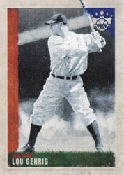 2022 Panini Diamond Kings Base Set Lou Gehrig #104 card