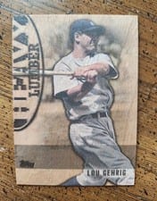 2024 Topps Update Heavy Lumber Lou Gehrig #HL-46 card