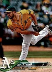 2018 Topps Update Base Set Lou Trivino #US144 card