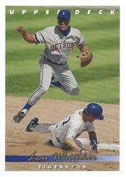 1993 Upper Deck Base Set Lou Whitaker #273 card