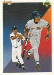 1990 Upper Deck Base Set Lou Whitaker / Detroit Tigers #41 card