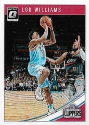 2018-19 Donruss Optic Base Set Lou Williams #14 card