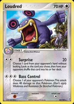 Crystal Guardians Loudred #23 card