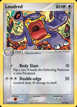 Emerald Loudred #35 card