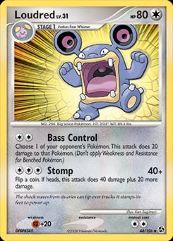 Great Encounters Loudred #44 card