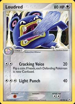 Hidden Legends Loudred #39 card