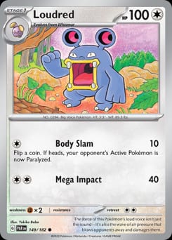 Paradox Rift Loudred #149 card