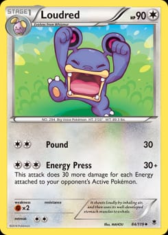 Phantom Forces Loudred #84 card