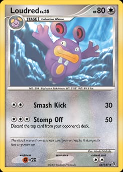 Supreme Victors Loudred #64 card