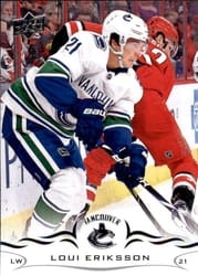 2018-19 Upper Deck Base Set Loui Eriksson #429 card