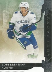 2019-20 Upper Deck Artifacts Base Set Loui Eriksson #61 card