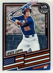 2026 Panini Stars & Stripes Prizm Base Set Louis Lappe #175 card