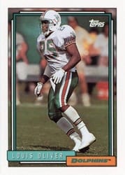 1992 Topps Base Set Louis Oliver #277 card