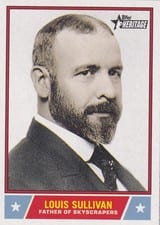 2025 Topps Heritage Notable Americans Louis Sullivan #NS-99 card