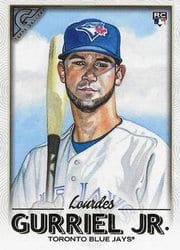 2018 Topps Gallery Base Set Lourdes Gurriel Jr. #26 card
