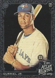 2019 Topps Allen & Ginter X Base Set Lourdes Gurriel Jr. #192 card
