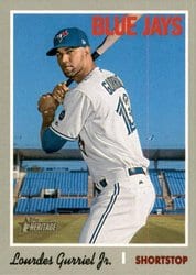 2019 Topps Heritage Base Set Lourdes Gurriel Jr. #480 card