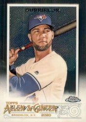 2020 Topps Allen & Ginter Chrome Base Set Lourdes Gurriel Jr. #156 card