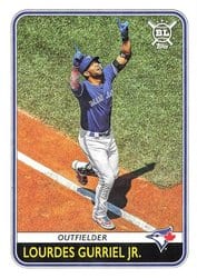 2020 Topps Big League Base Set Lourdes Gurriel Jr. #128 card