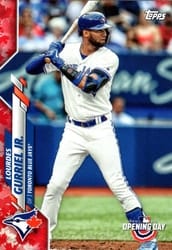 2020 Topps Opening Day Base Set Lourdes Gurriel Jr. #60 card