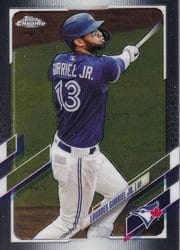 2021 Topps Chrome Base Set Lourdes Gurriel Jr. #64 card