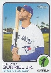 2022 Topps Heritage Base Set Lourdes Gurriel Jr. #371 card