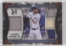 2022 Topps Museum Collection Single-Player Primary Pieces Quad Relics Lourdes Gurriel Jr. #SPPPQR-LGJ card