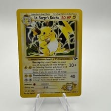 Gym Challenge Lt. Surge's Raichu #11 card