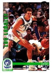 1992-93 Hoops Base Set Luc Longley #138 card