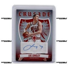 2023-24 Panini Phoenix Crusade Signatures Luc Longley #CS-LUC card