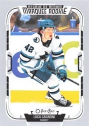 2025-26 O-Pee-Chee Base Set Luca Cagnoni #556 card